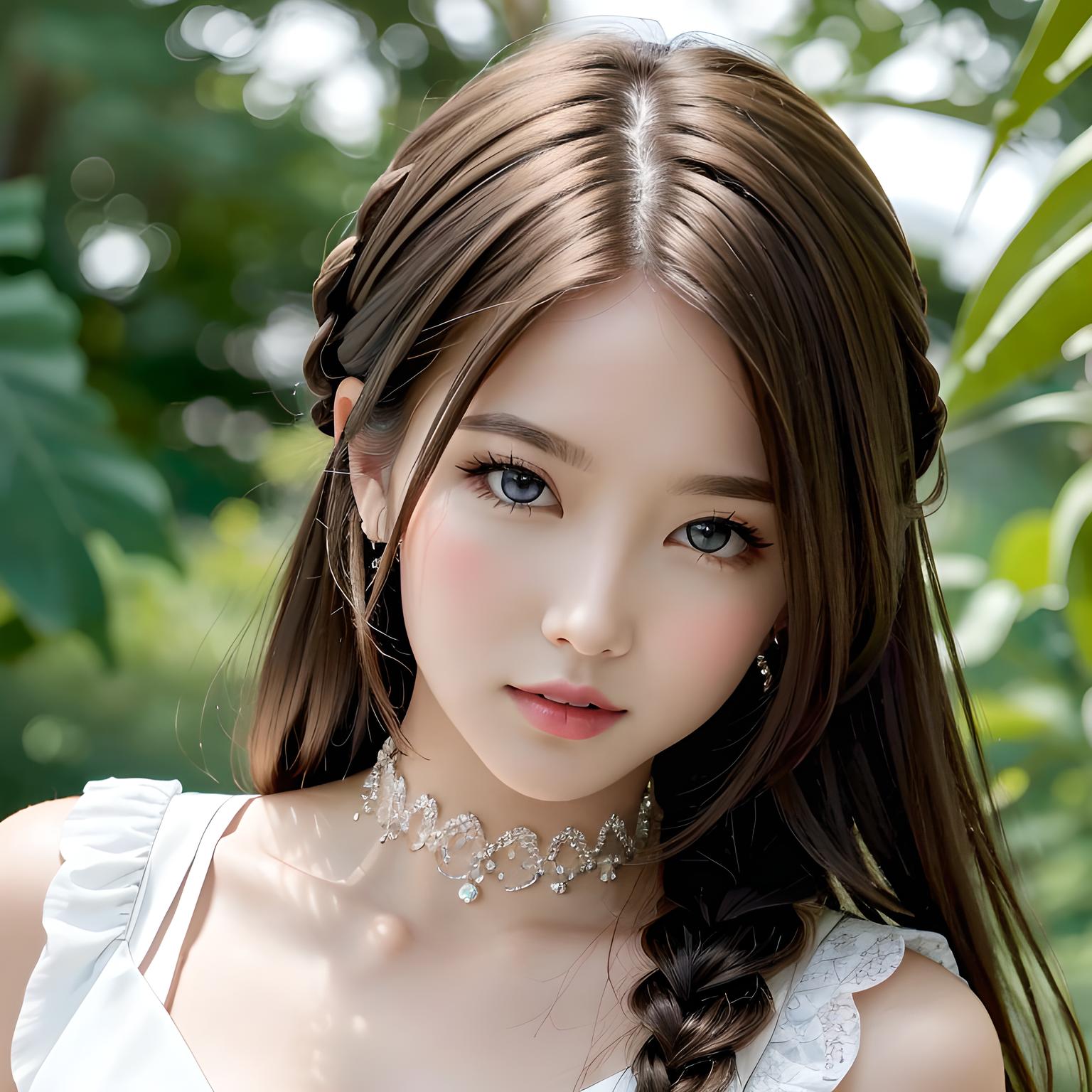 美女高雅造型_美女头像真人可爱