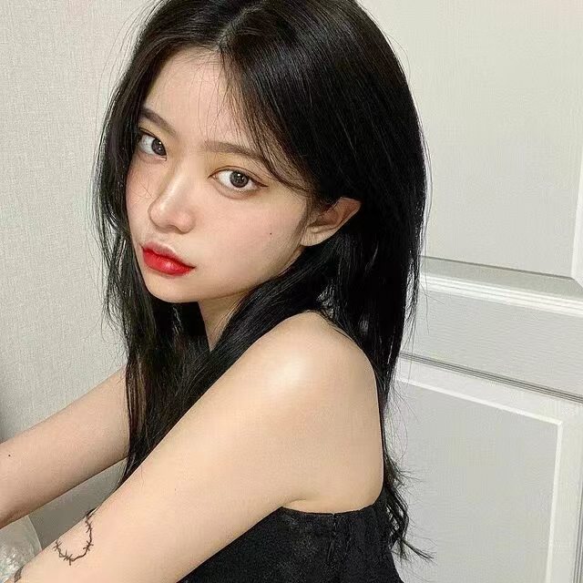 不忠_美女照片手机挡脸头像