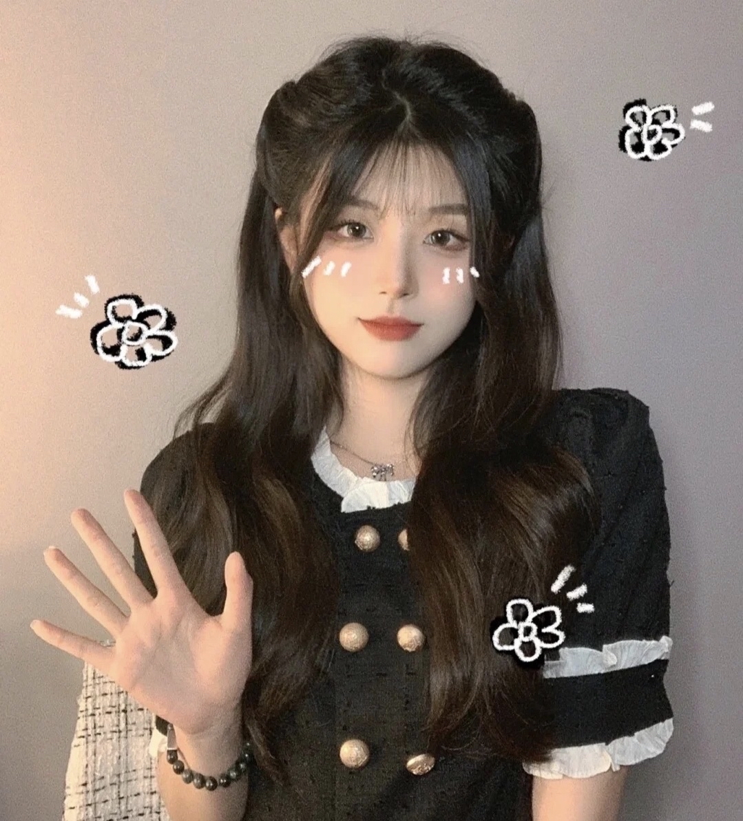 美女时尚街拍_美女头像真人背影