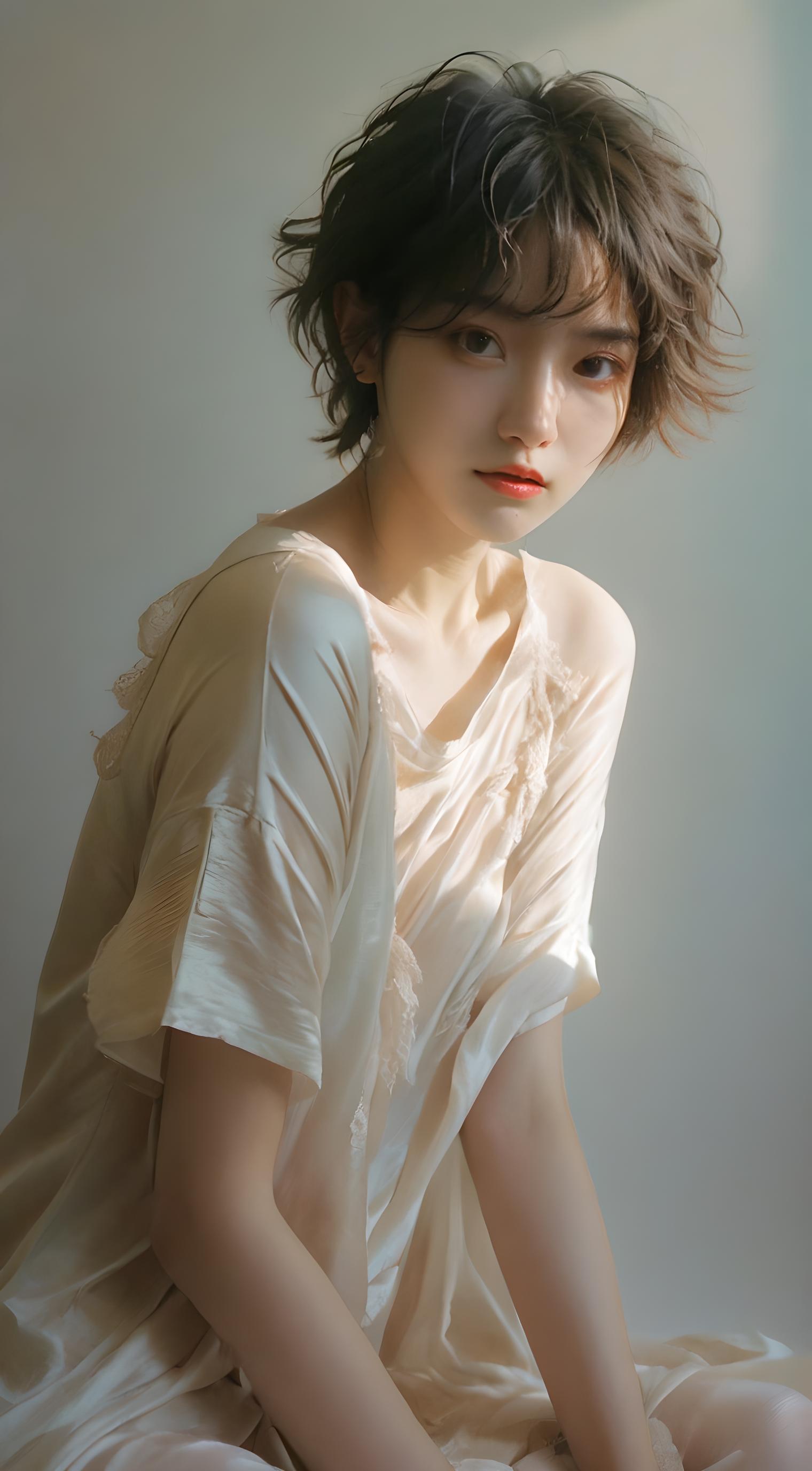 美女自拍背影微信头像_美女壁纸